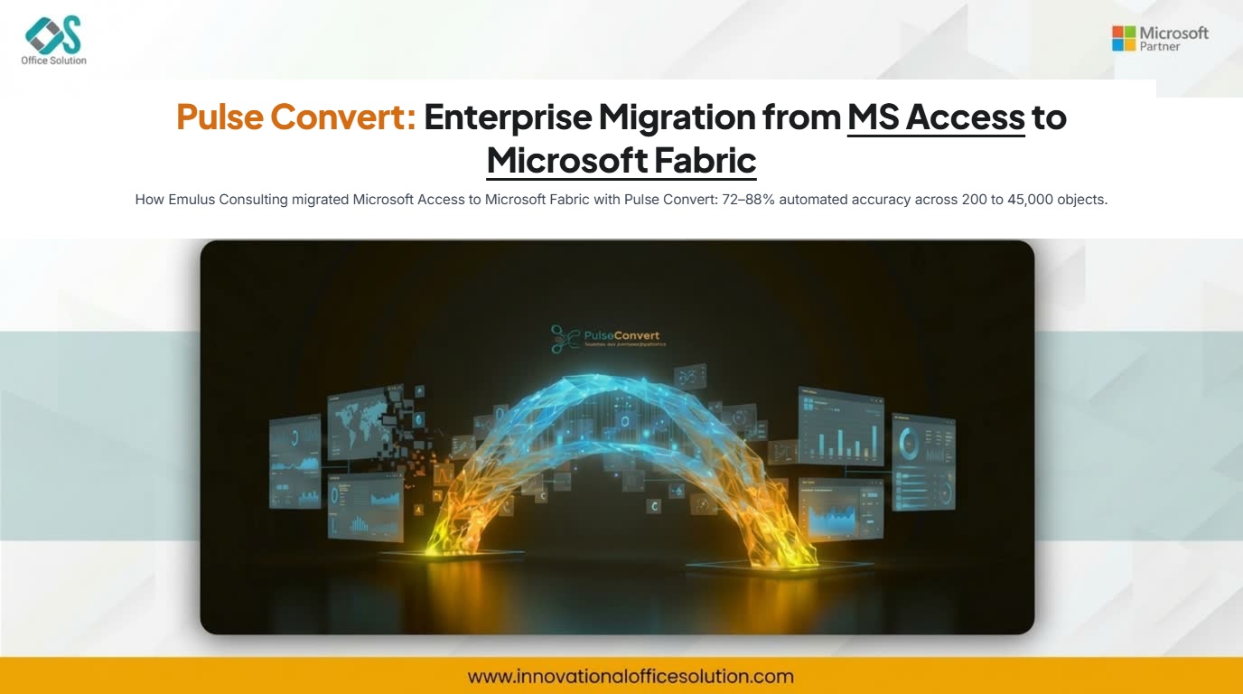 Microsoft Access to Microsoft Fabric migration workflow with Pulse Convert