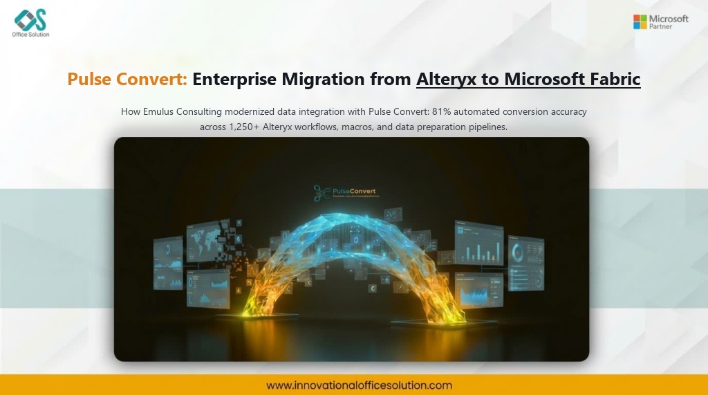 Emulus Consulting Alteryx to Microsoft Fabric migration case study with Pulse Convert
